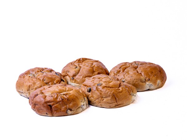 Krentenbollen a 5 stuks